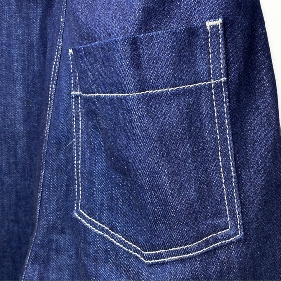 Reformation Rex Boiler Jumpsuit Darkwash Denim Blue *Size Est. 6-8 / Medium EUC - Picture 6 of 9